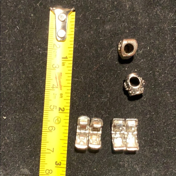 Bundle of 6 Bracelet spacers Heart/Wine Barrel - Picture 10 of 10